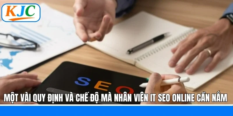 Một vài quy định và chế độ mà nhân viên IT SEO online cần nắm